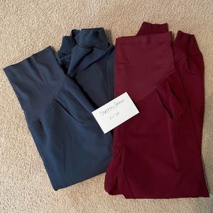 Figs maternity joggers bundle